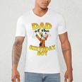 Disney Mickey & Friends Goofy Dad Of The Birthday Boy Men's V-Neck T-Shirt
