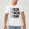 DNP Doctor MSN BSN DNP Nurse DNP Degree Graduation Men's V-Neck T-Shirt