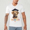 Dog Class Of 2024 Graduation Senior 2024 Men Women Girls Kids Men's V-Neck T-Shirt