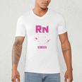 Earned It RN 2025 Nurse Graduation Nursing School Graduate Premium Tri-Blend Men's V-Neck T-Shirt