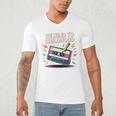 Elder Millennials Embracing 90s Rewind Nostalgia Vibes Premium Men's V-Neck T-Shirt Elder Millennials Embracing 90s Rewind Nostalgia Vibes Premium Men's V-Neck T-Shirt