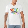 Elementary Graduate 2026 Graduation Class Of 2026 Kids Men's V-Neck T-Shirt