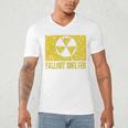 Fallout Shelter Nuclear War Radioactive Nostalgia T-Shirt Men's V-Neck T-Shirt