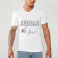 My Favorite Airman Calls Me Aunt US Air Force Graduation Men's V-Neck T-Shirt