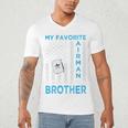My Favorite Airman Calls Me Brother Airman Graduation Premium Tri-Blend Men's V-Neck T-Shirt
