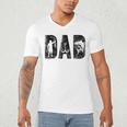 Fishing Dad Birthday Classic Bold Font Fish Daddy Men's V-Neck T-Shirt Fishing Dad Birthday Classic Bold Font Fish Daddy Men's V-Neck T-Shirt