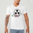 Floral Rad Tech Radiology Graduation X-Ray Tech Men's V-Neck T-Shirt