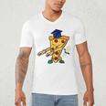 Flossing Pizza Dairy OIT For Dairy OIT Graduation Men's V-Neck T-Shirt