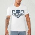 Football Senior Night Football Senior 2025 Graduation 44 Men's V-Neck T-Shirt