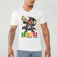 Future HBCU Grad Dabbing Kid Graduation For Boys Kids Men's V-Neck T-Shirt