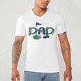 Golf Dad Hole In One Golf First Birthday Boy Party Men's V-Neck T-Shirt
