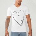 Graduate Heart Shirt Graduation Men's V-Neck T-Shirt