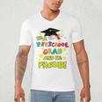 Graduation Class 2018 Cap Gown Shirt Preschool Grad Proud Men's V-Neck T-Shirt