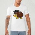 Graduation Hedgehog 2017 Graduate Graduation T-Shirt Men's V-Neck T-Shirt