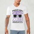 Graduation Shirt For Mom Of Twins Proud Mom Twins Tee Men's V-Neck T-Shirt