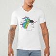 Graduation Unicorn Shirt She Believed Did School 2017 Men's V-Neck T-Shirt
