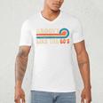 Groovy Like The 60s Aesthetic Nostalgia 1960's Retro Men's V-Neck T-Shirt