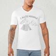 I Hate People Introvert Sarcastic I Love Camping Raglan Baseball Tee Men's V-Neck T-Shirt