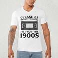 Over The Hill Please Be Patient I'm From The 1900s VHS Men's V-Neck T-Shirt Over The Hill Please Be Patient I'm From The 1900s VHS Men's V-Neck T-Shirt