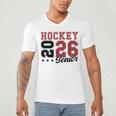 Hockey Senior Night Hockey Senior 2026 Graduation 59 Men's V-Neck T-Shirt