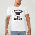 I Hope This BS Pays Off College Graduation Men's V-Neck T-Shirt