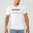 Humankind One Star Introvert People Rating Men's V-Neck T-Shirt Humankind One Star Introvert People Rating Men's V-Neck T-Shirt