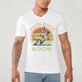 Hunting-Shirt Duck Boom Hunter Dad Grandpa Men Men's V-Neck T-Shirt