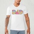 Ice Cream Dad 1st Birthday Matching Family Men's V-Neck T-Shirt Ice Cream Dad 1st Birthday Matching Family Men's V-Neck T-Shirt