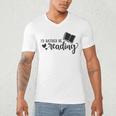 I'd Rather Be Reading Book Lover Bookworm Reading Men's V-Neck T-Shirt I'd Rather Be Reading Book Lover Bookworm Reading Men's V-Neck T-Shirt