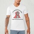 I’m Staying Home Today Cat Introvert Homebody Men's V-Neck T-Shirt