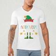 The Introvert Elf Christmas Family Matching Fun Xmas Top Men's V-Neck T-Shirt