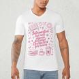 Introvert Fictional Character Read Books Lover Reading Men's V-Neck T-Shirt