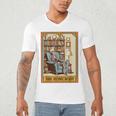 Introvert Homebody Awkward Skeleton The Homebody Tarot Card Men's V-Neck T-Shirt Introvert Homebody Awkward Skeleton The Homebody Tarot Card Men's V-Neck T-Shirt