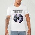 Introvert Mode Finding Inner Peace In Silence Men's V-Neck T-Shirt