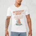 Introvert Mode Hiking Activated Hiker Men's V-Neck T-Shirt Introvert Mode Hiking Activated Hiker Men's V-Neck T-Shirt