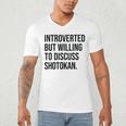 Introverted Shotokan Karate Introvert Men's V-Neck T-Shirt