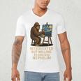 Introverted But Willing To Discuss Nephilim Men's V-Neck T-Shirt Introverted But Willing To Discuss Nephilim Men's V-Neck T-Shirt