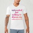 Introverted Willing To Discuss Welsh Pony And Cob Introvert Men's V-Neck T-Shirt Introverted Willing To Discuss Welsh Pony And Cob Introvert Men's V-Neck T-Shirt