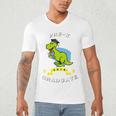 Kids Dinosaur Pre-K Graduation TShirt Kids Preschool Graduation Men's V-Neck T-Shirt