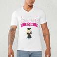 Kids Kindergarten Graduate 2018 Graduation Girls Men's V-Neck T-Shirt
