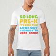 Kids So Long PRE-K It's Been Fun Shirt Boy Girl Graduation Men's V-Neck T-Shirt