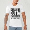 Kids Straight Outta Kindergarten Class Of 2019 Graduation Men's V-Neck T-Shirt