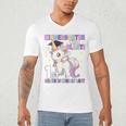 Kindergarten Graduation Unicorn Kindergarten Graduate Girls Men's V-Neck T-Shirt