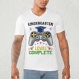 Kindergarten Level Complete Graduation Class 2023 Gamer Kids Men's V-Neck T-Shirt