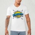 Kindness Is My Superpower Retro Comic Book T-Shirt Men's V-Neck T-Shirt
