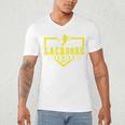 Lacrosse Senior Night Lacrosse Senior 2026 Graduation 20 Men's V-Neck T-Shirt