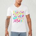 I Love The 90'S 90s Retro Nostalgia Premium Tri-Blend Men's V-Neck T-Shirt