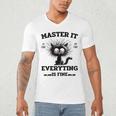 Masters Mastered It Graduate Master Degree Graduation Men's V-Neck T-Shirt