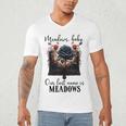 Meadows Baby Our Last Name Is Meadows Dark Romance Smut Book Men's V-Neck T-Shirt