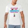 My Mommy Is A Graduate Proud Son Daughter T-Shirt Graduation Men's V-Neck T-Shirt
